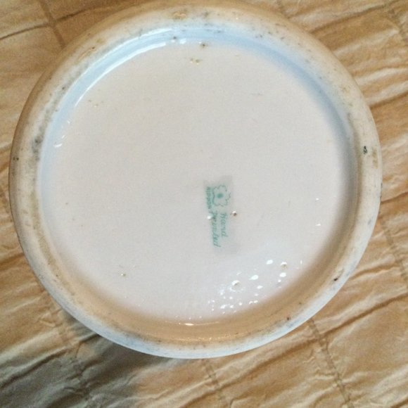 Vintage Antique Hand painted Nippon handled vase 6.5" floral rare - Picture 8 of 8